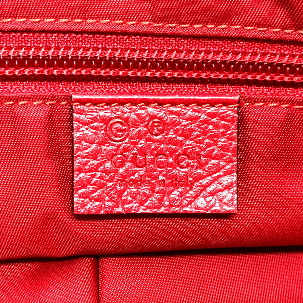 GUCCI Shoulder Bag 510342 Nylon / leather Red GG Women Used