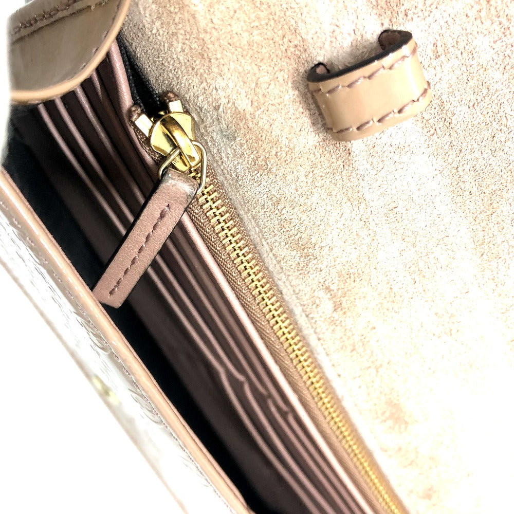GUCCI Shoulder Bag 354086 enamel beige GG Micro Gucci Gucci Nice Women Used