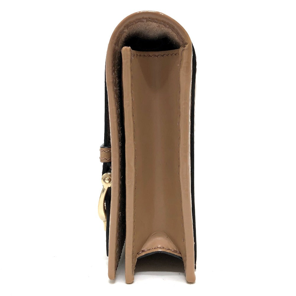 GUCCI Shoulder Bag 354086 enamel beige GG Micro Gucci Gucci Nice Women Used