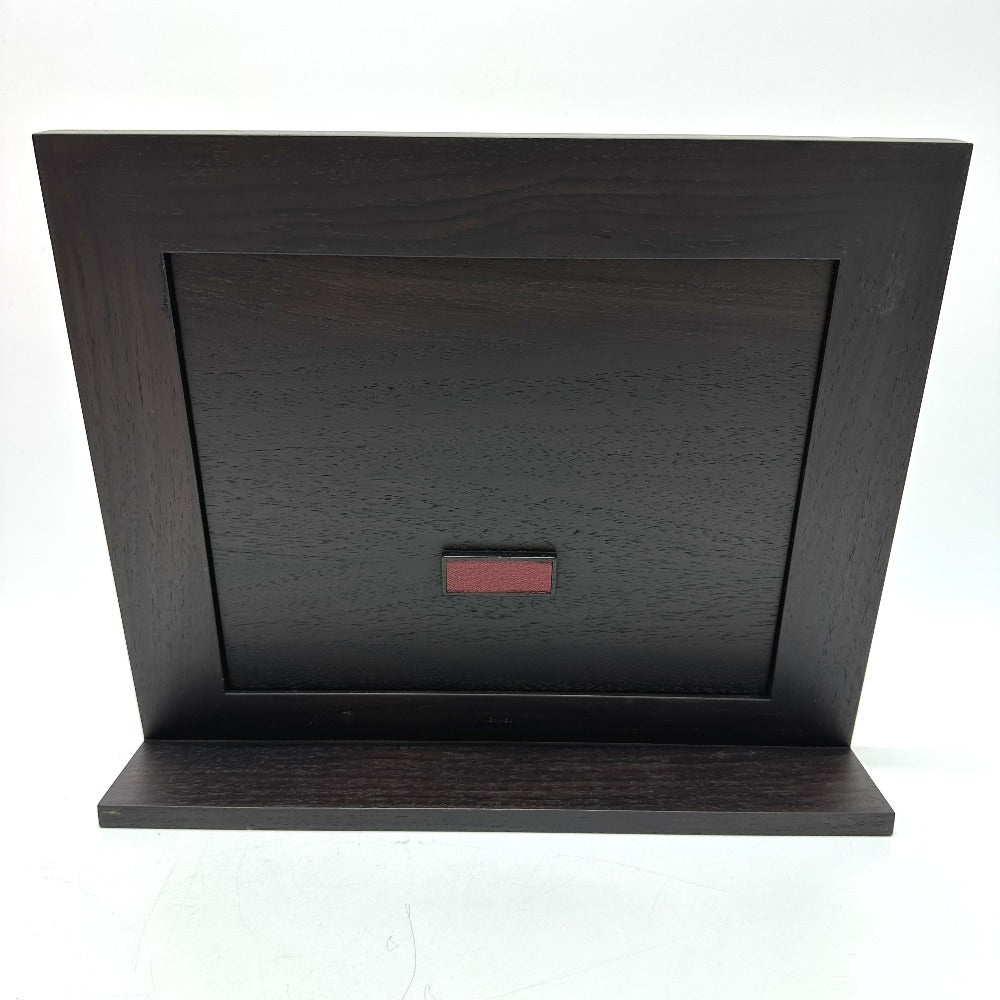 HERMES Photo frame leather Bordeauxtype Playard GM