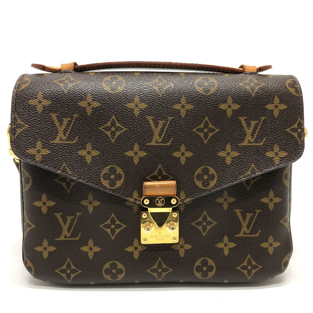LOUIS VUITTON Handbag M40780 Monogram canvas Brown Monogram Pochette Metis MM
