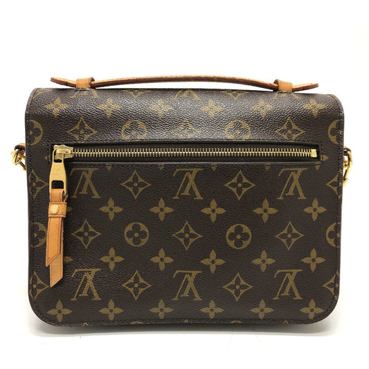 LOUIS VUITTON Handbag M40780 Monogram canvas Brown Monogram Pochette Metis MM