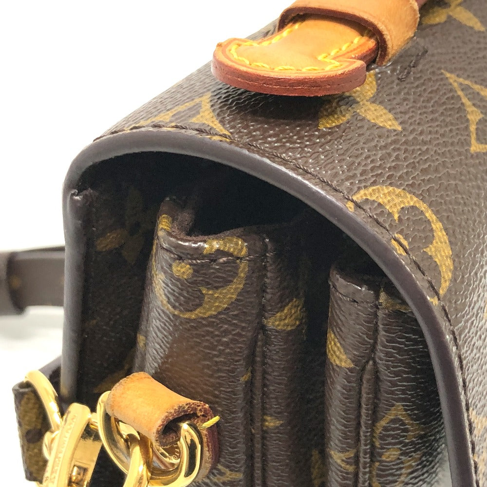 LOUIS VUITTON Handbag M40780 Monogram canvas Brown Monogram Pochette Metis MM
