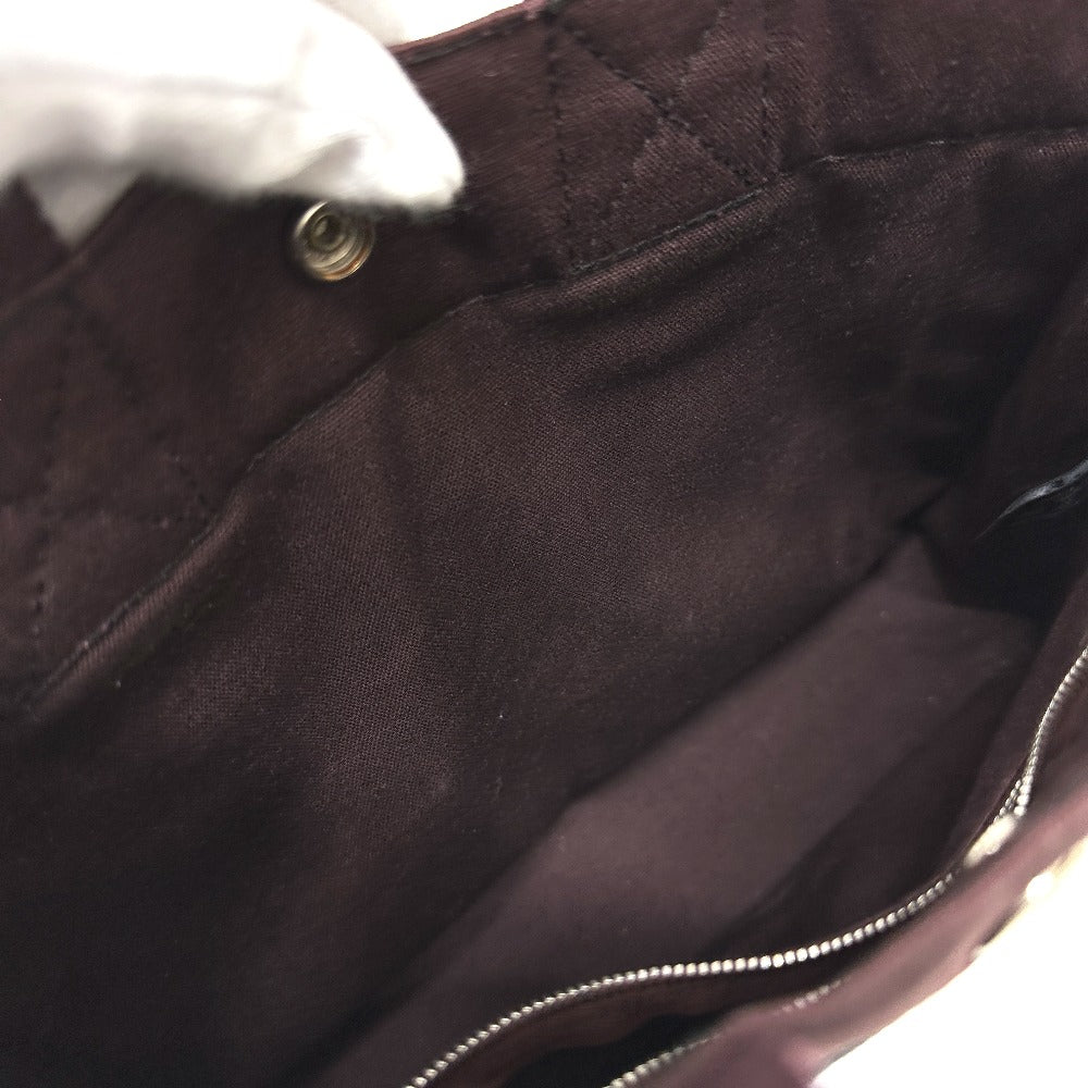 HERMES Handbag canvas black Fool ToePM