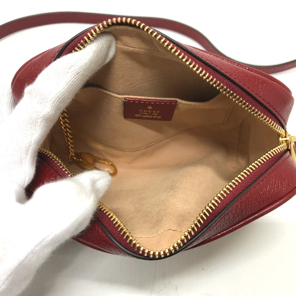 GUCCI Shoulder Bag 647784 GG Supreme Canvas Brown GG Supreme Doraemon x GUCCI Women Used