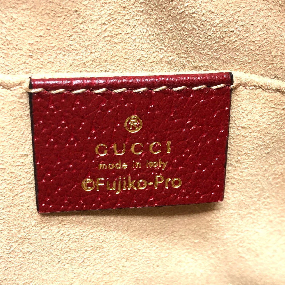 GUCCI Shoulder Bag 647784 GG Supreme Canvas Brown GG Supreme Doraemon x GUCCI Women Used