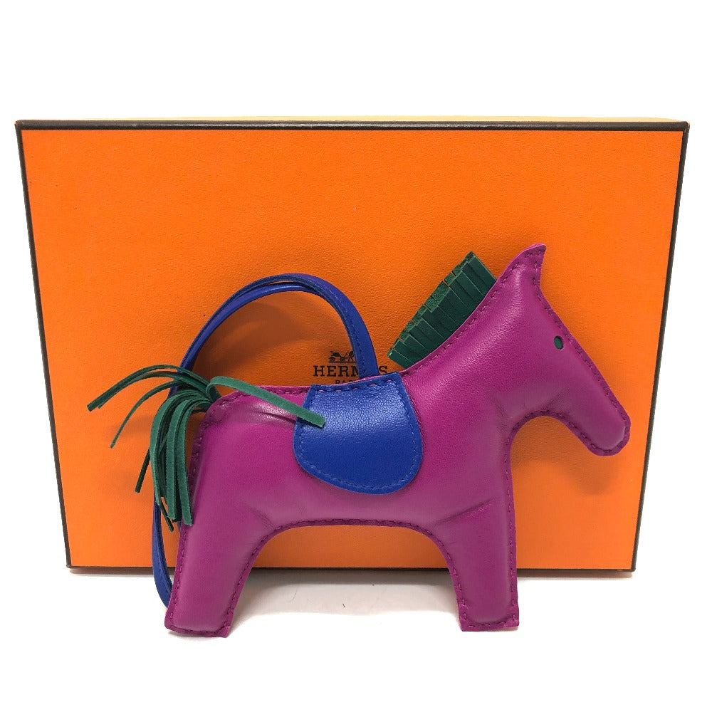 HERMES Bag charm Anyo Miro purple Rodeo GM Women Used