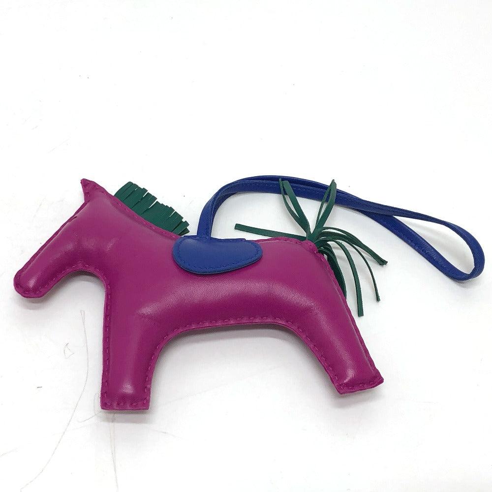 HERMES Bag charm Anyo Miro purple Rodeo GM Women Used