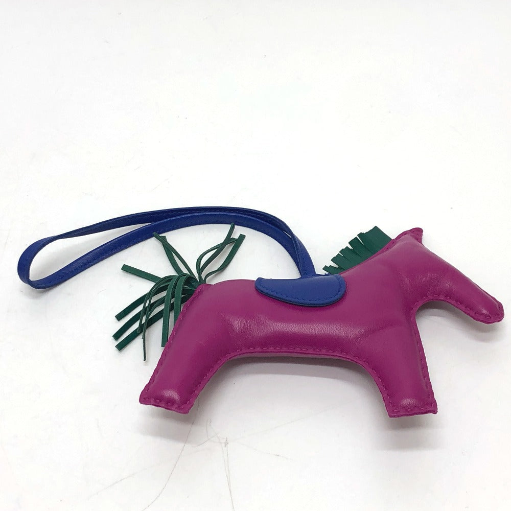 HERMES Bag charm Anyo Miro purple Rodeo GM Women Used