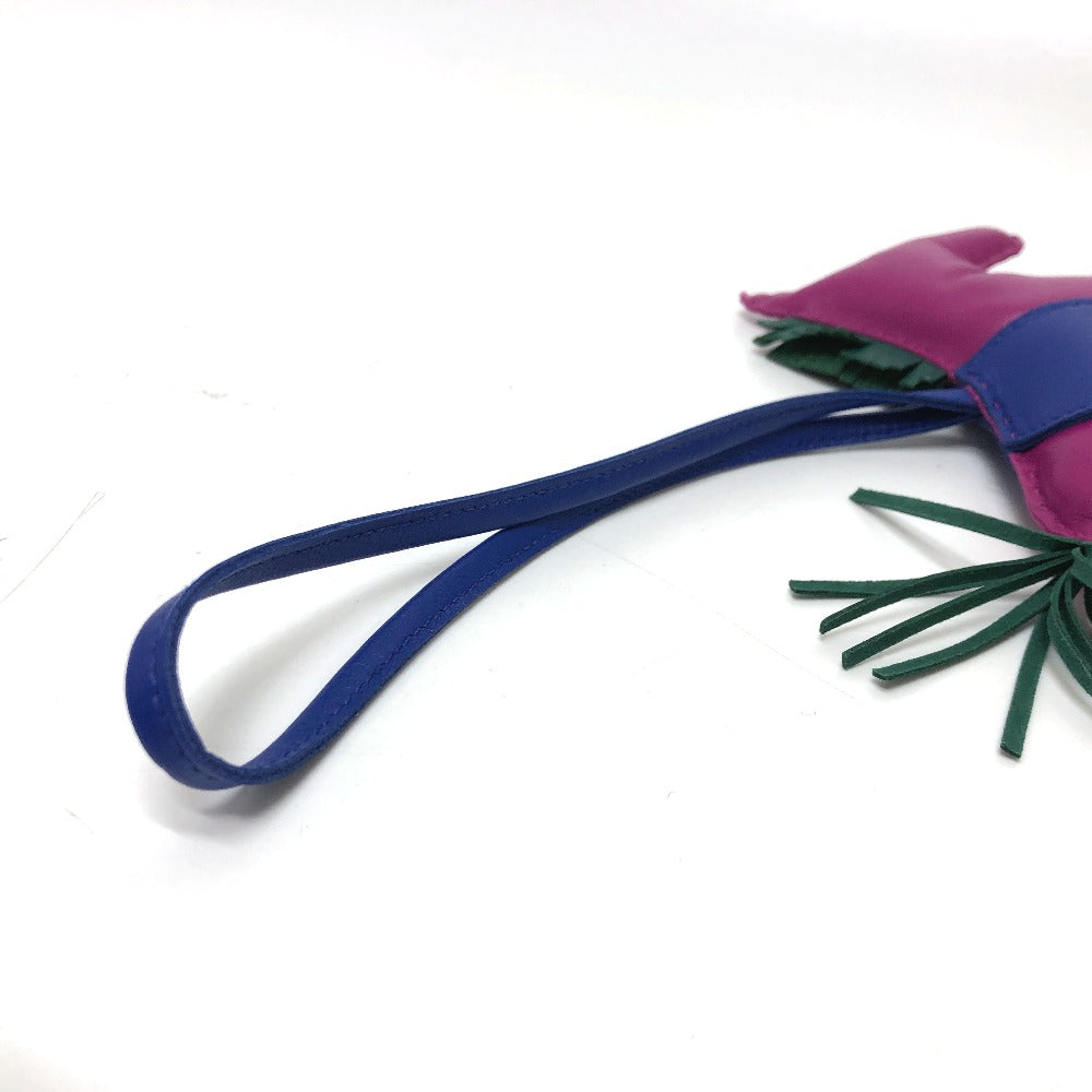 HERMES Bag charm Anyo Miro purple Rodeo GM Women Used