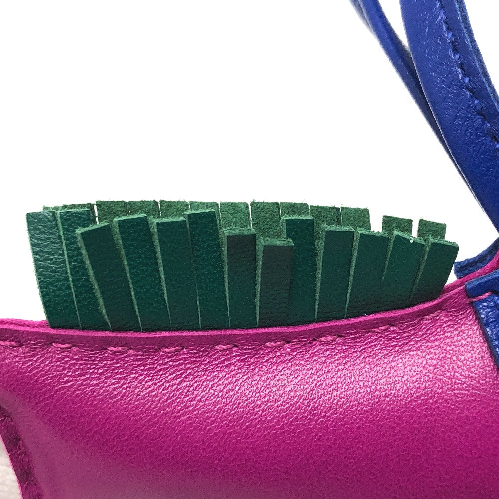 HERMES Bag charm Anyo Miro purple Rodeo GM Women Used