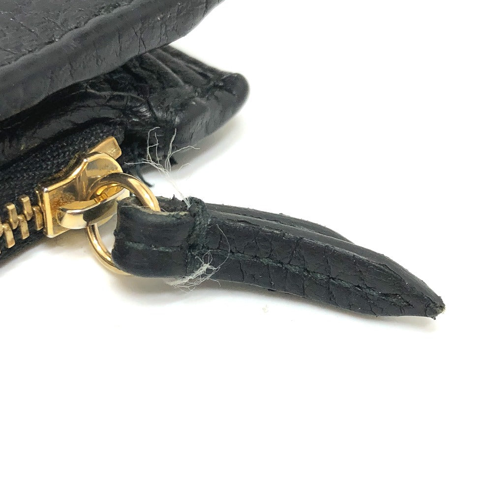 GUCCI Folded wallet 546588 leather black GG Marmont
