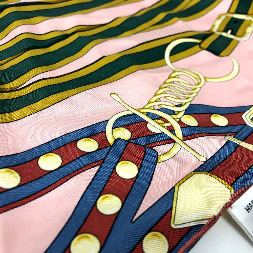 HERMES scarf silk pink Pointie Women Used