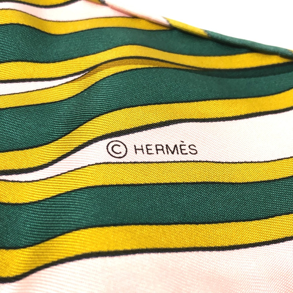 HERMES scarf silk pink Pointie Women Used