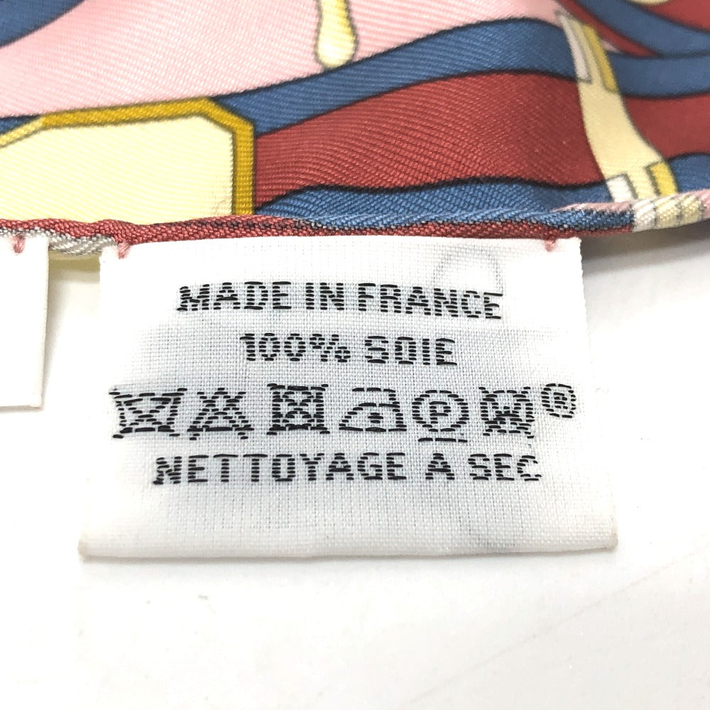 HERMES scarf silk pink Pointie Women Used