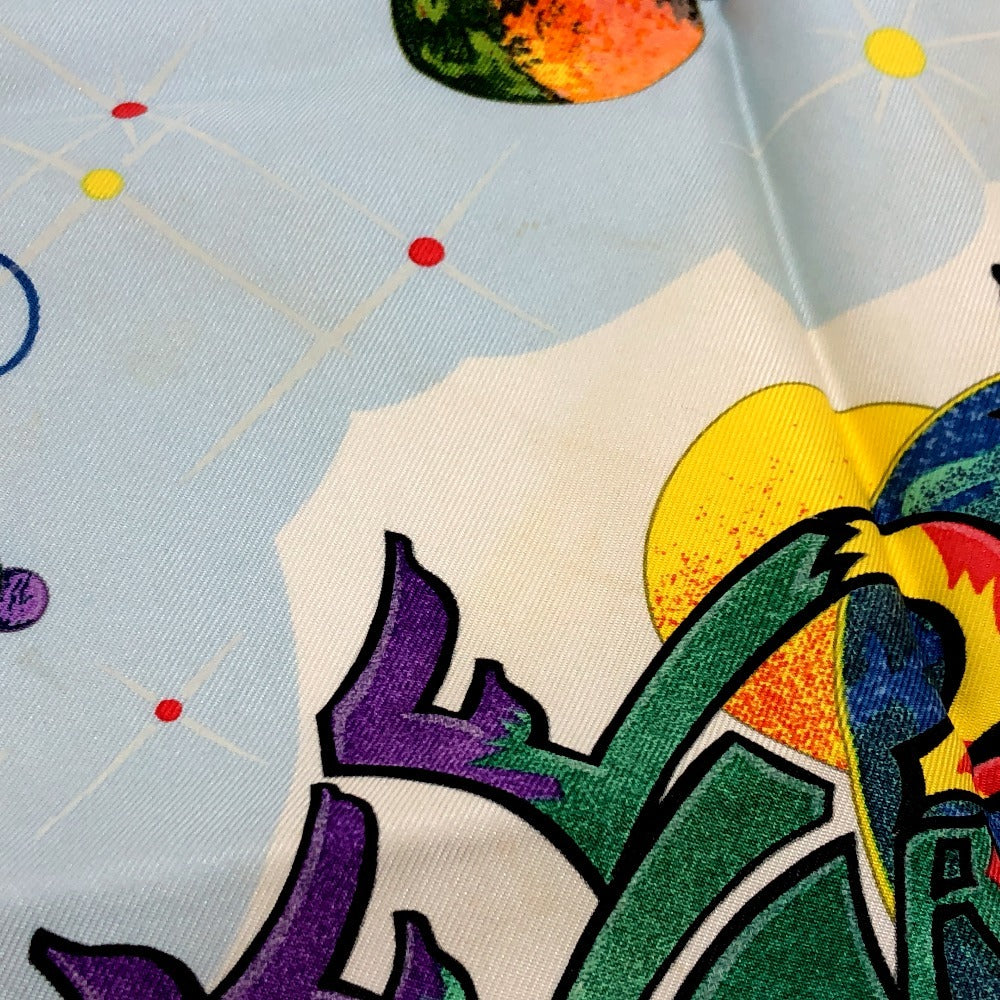 HERMES scarf silk multicolor THE ALFEE Carre90 Women Used
