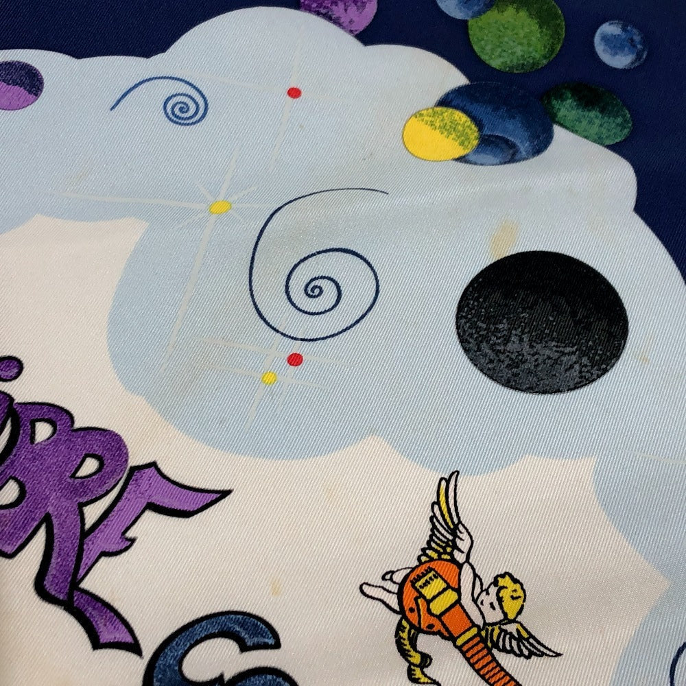 HERMES scarf silk multicolor THE ALFEE Carre90 Women Used