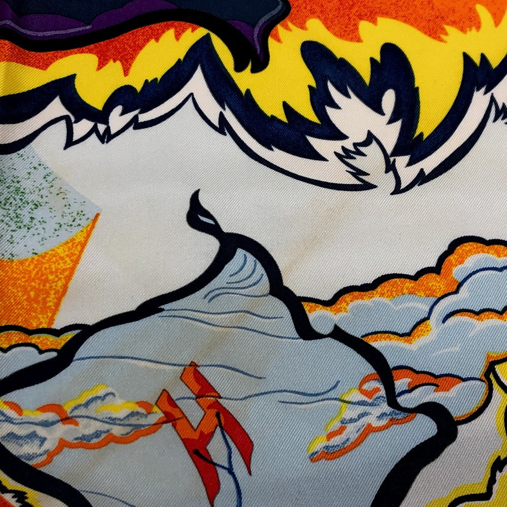 HERMES scarf silk multicolor THE ALFEE Carre90 Women Used