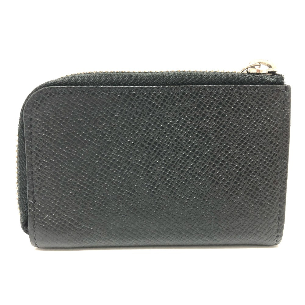 LOUIS VUITTON Coin case M63375 Taiga Leather black Taiga Portonet Jules