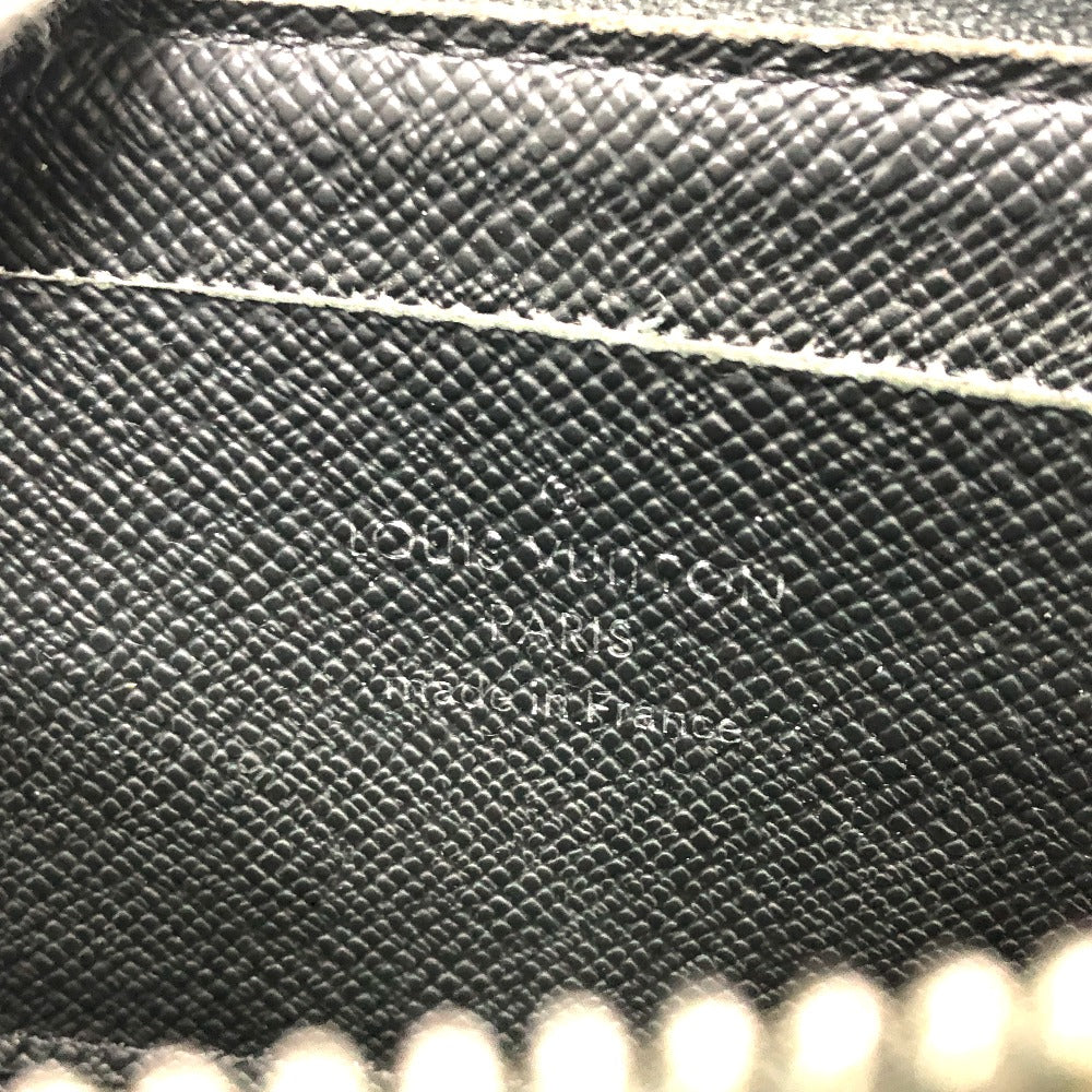 LOUIS VUITTON Coin case M63375 Taiga Leather black Taiga Portonet Jules