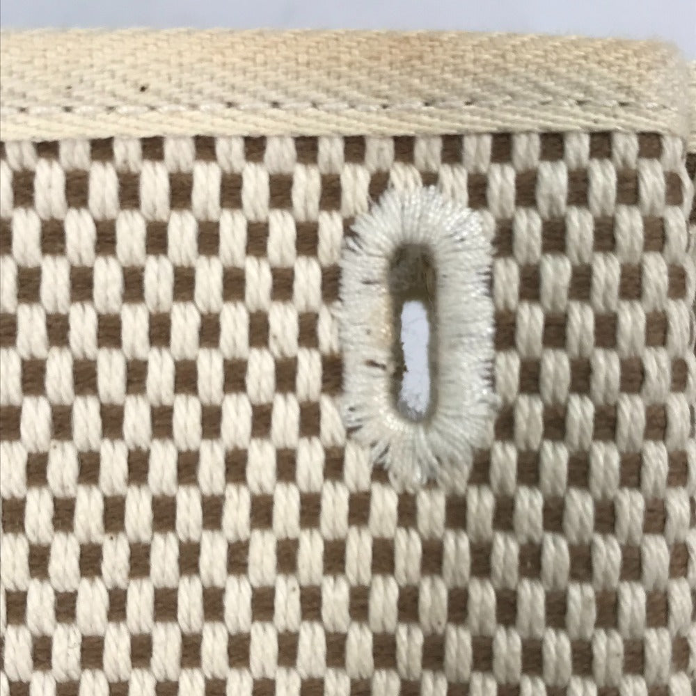 HERMES Pouch canvas beige For Herbag Replacement bag only Women Used