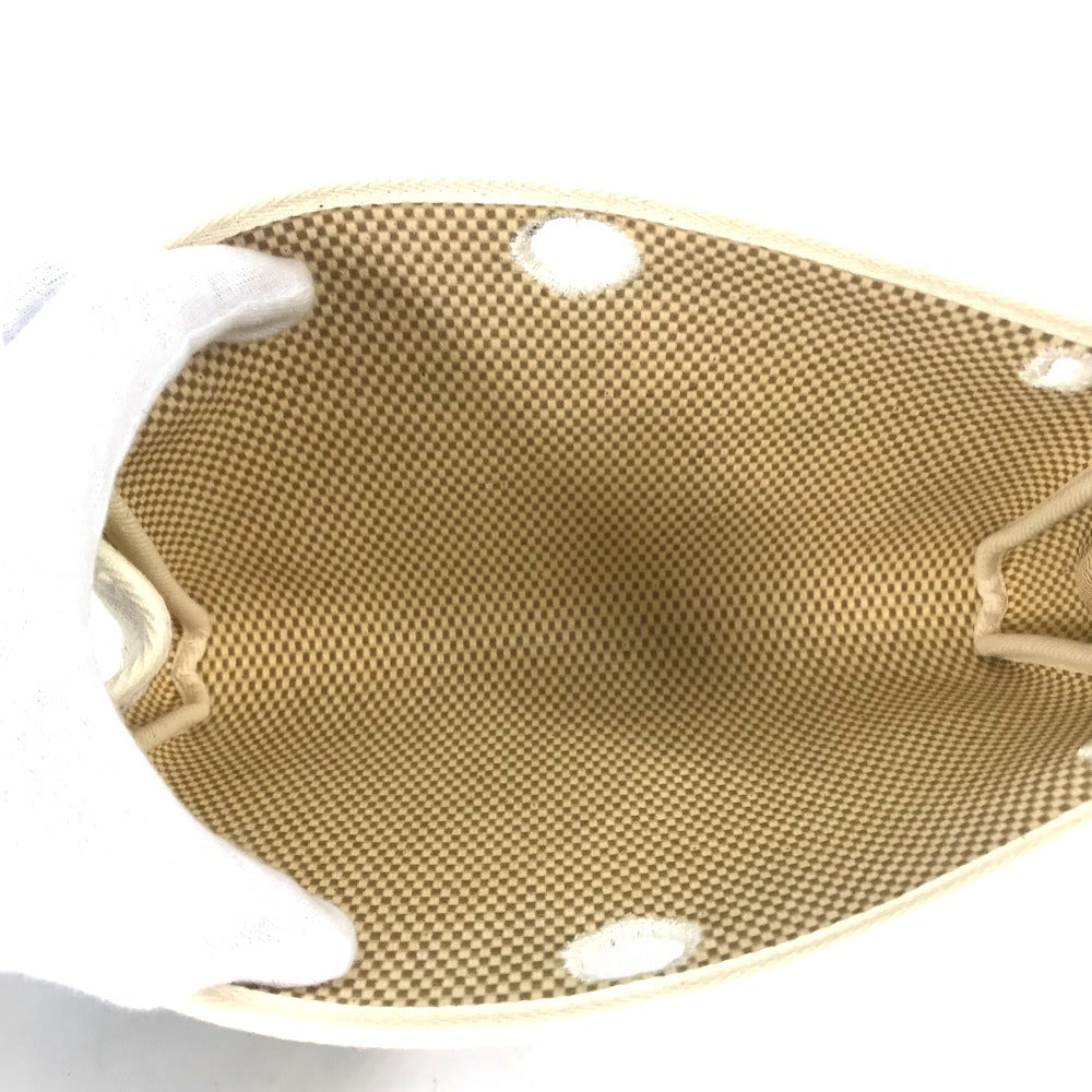 HERMES Pouch canvas beige For Herbag Replacement bag only Women Used