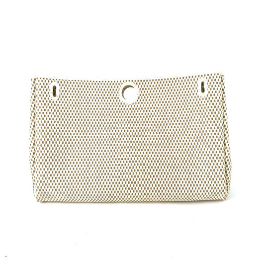 HERMES Pouch canvas beige For Herbag Replacement bag only Women Used