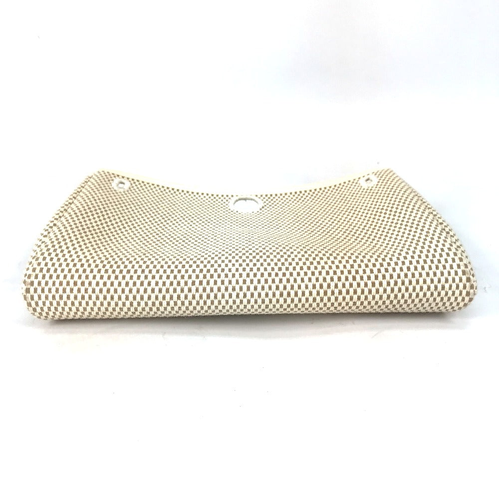 HERMES Pouch canvas beige For Herbag Replacement bag only Women Used