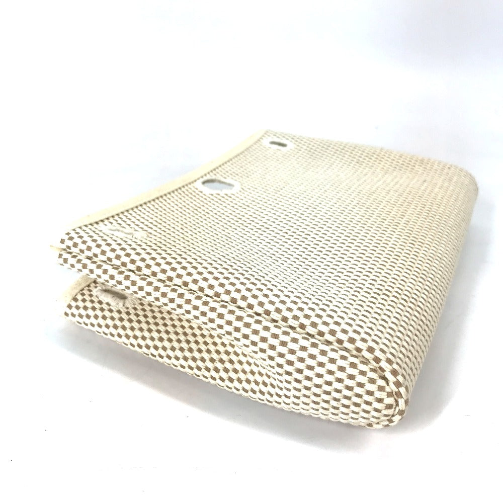 HERMES Pouch canvas beige For Herbag Replacement bag only Women Used