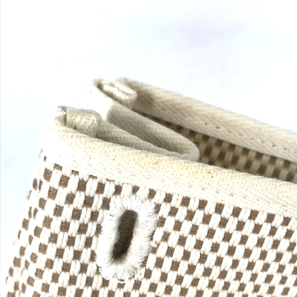 HERMES Pouch canvas beige For Herbag Replacement bag only Women Used