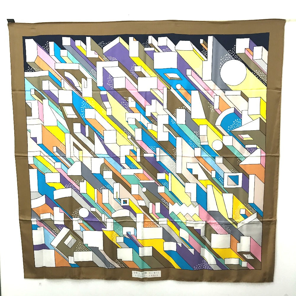 HERMES scarf silk multicolor Shawl Stole / Shawl Carre 140 Women Used