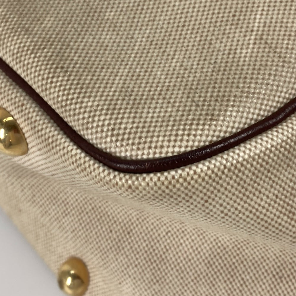 HERMES Shoulder Bag Toruash / Leather beige victoria square Women Used