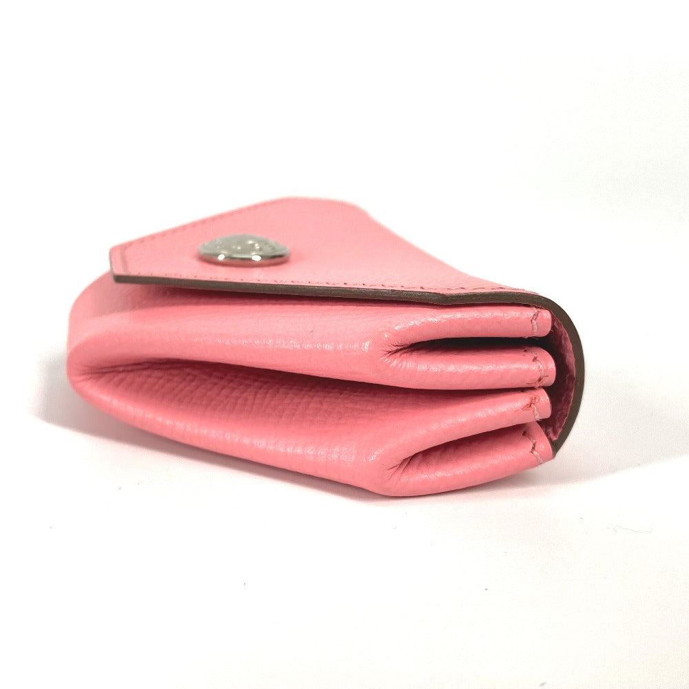 HERMES Coin case Epsom pink Wallet Revan Cattle Women Used