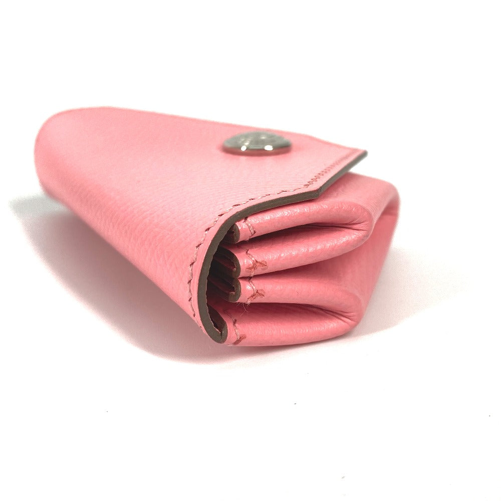HERMES Coin case Epsom pink Wallet Revan Cattle Women Used