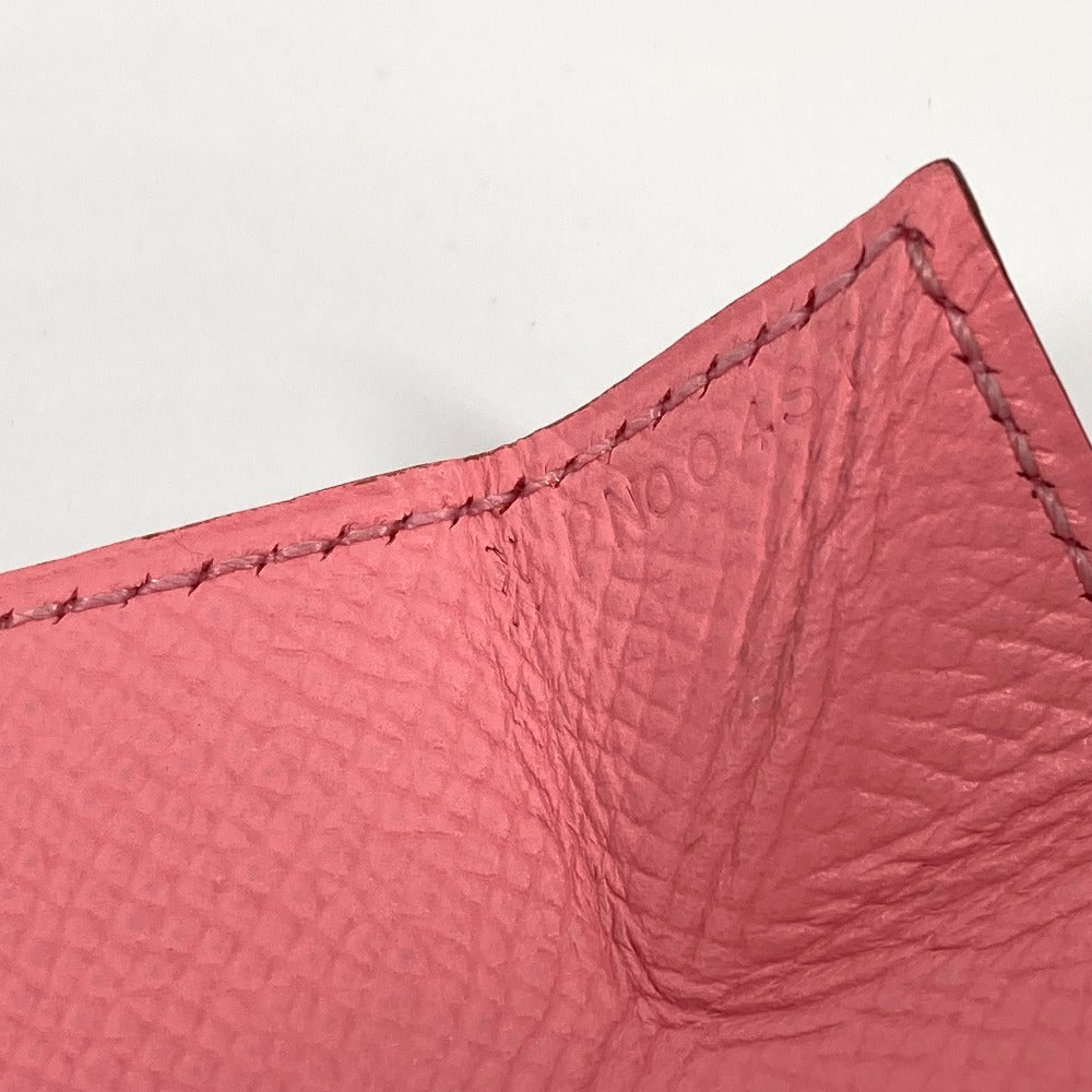 HERMES Coin case Epsom pink Wallet Revan Cattle Women Used