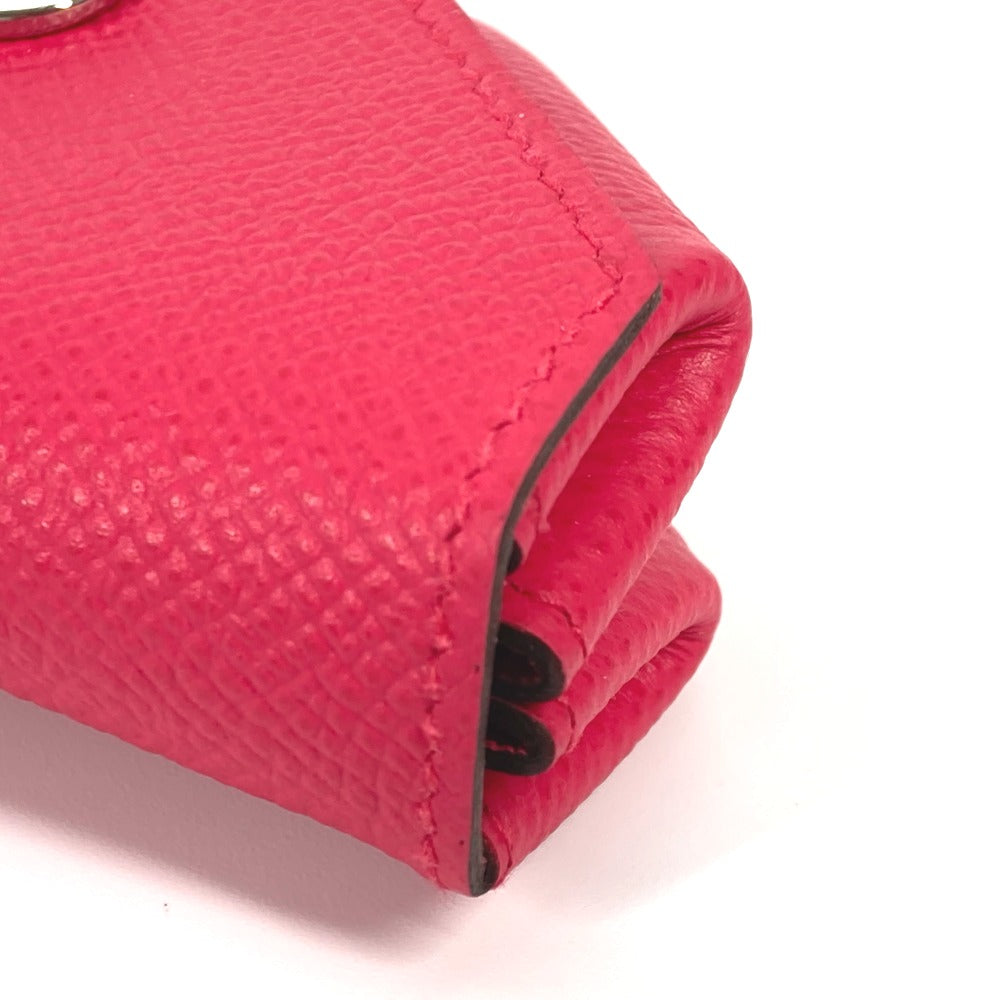 HERMES Coin case Epsom Red type triangle Revan Cattle Women Used