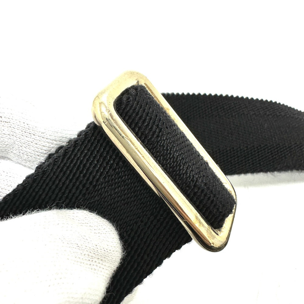GUCCI Waist bag 246417 leather black Guccisima GGpattern Hip bag waist bag mens Used