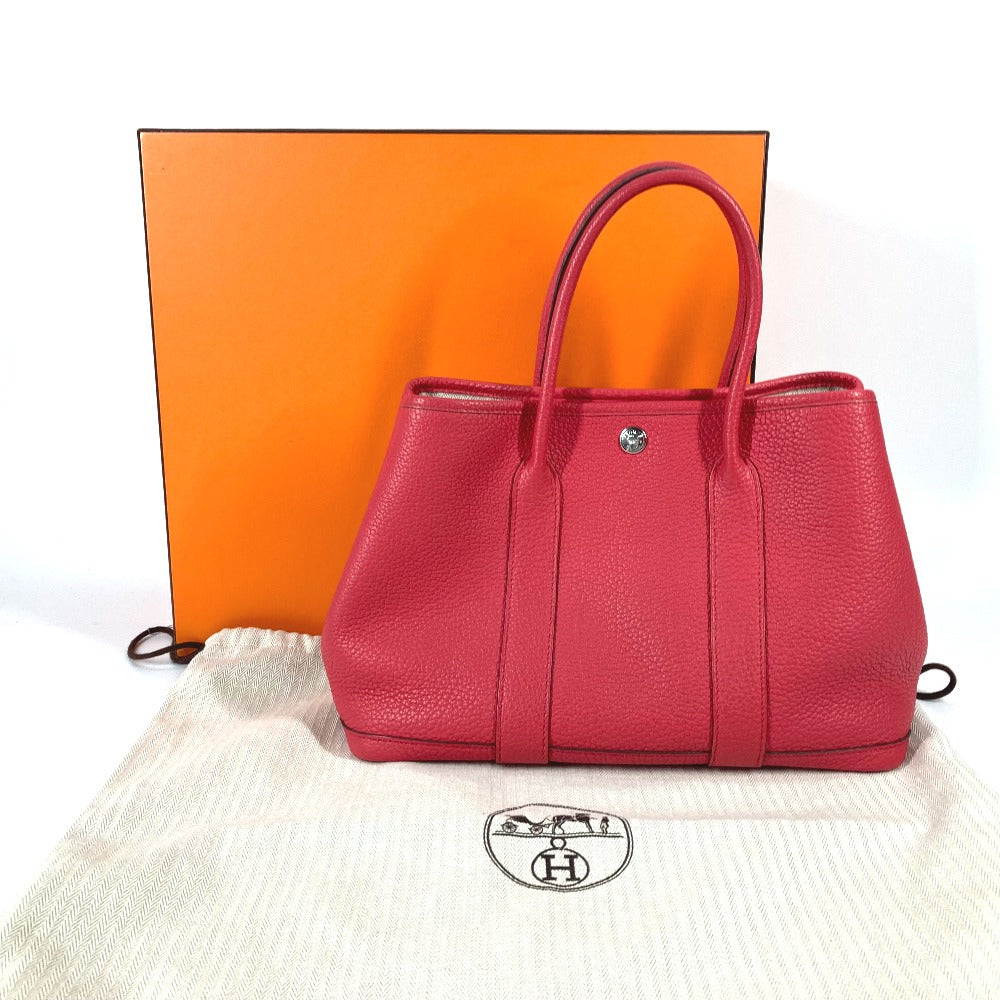 HERMES Handbag Negonda Pink type Garden party TPM Women Used
