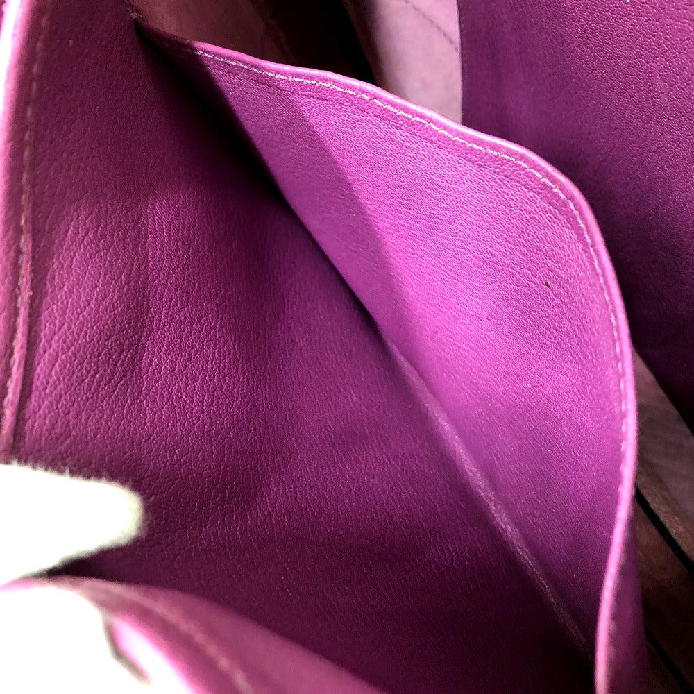 HERMES Shoulder Bag Shave purple Trim 35 Women Used