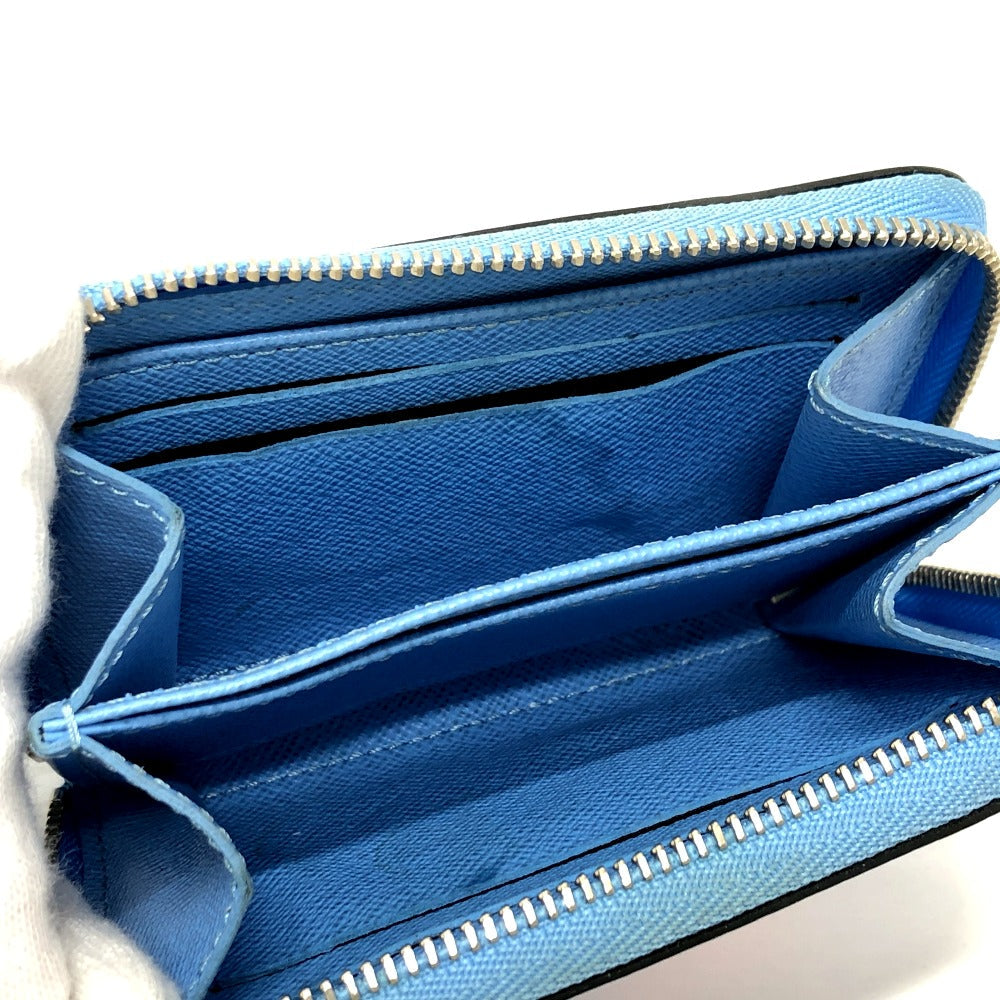 LOUIS VUITTON Coin case Epi Leather blue Epi Zippy coin purse Women Used