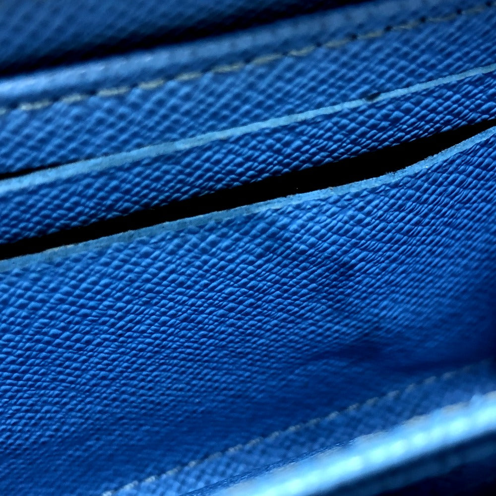 LOUIS VUITTON Coin case Epi Leather blue Epi Zippy coin purse Women Used