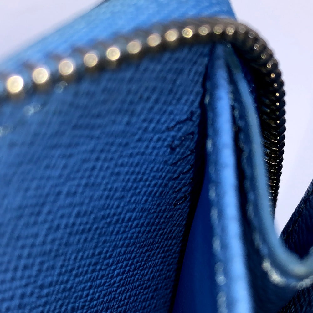 LOUIS VUITTON Coin case Epi Leather blue Epi Zippy coin purse Women Used
