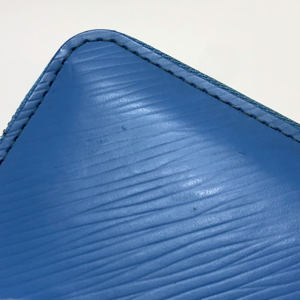 LOUIS VUITTON Coin case Epi Leather blue Epi Zippy coin purse Women Used