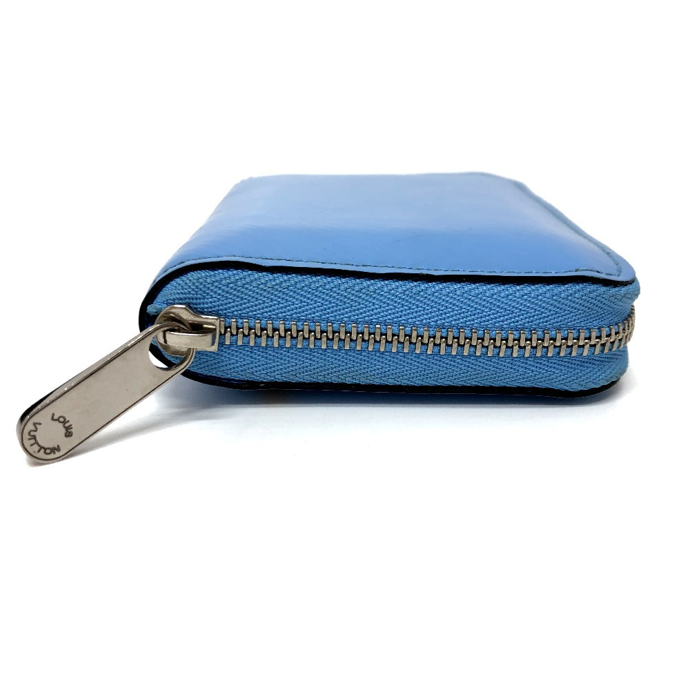LOUIS VUITTON Coin case Epi Leather blue Epi Zippy coin purse Women Used