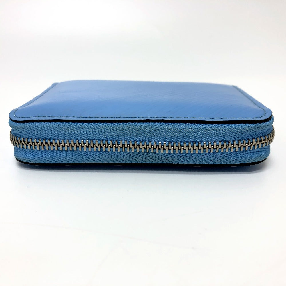 LOUIS VUITTON Coin case Epi Leather blue Epi Zippy coin purse Women Used