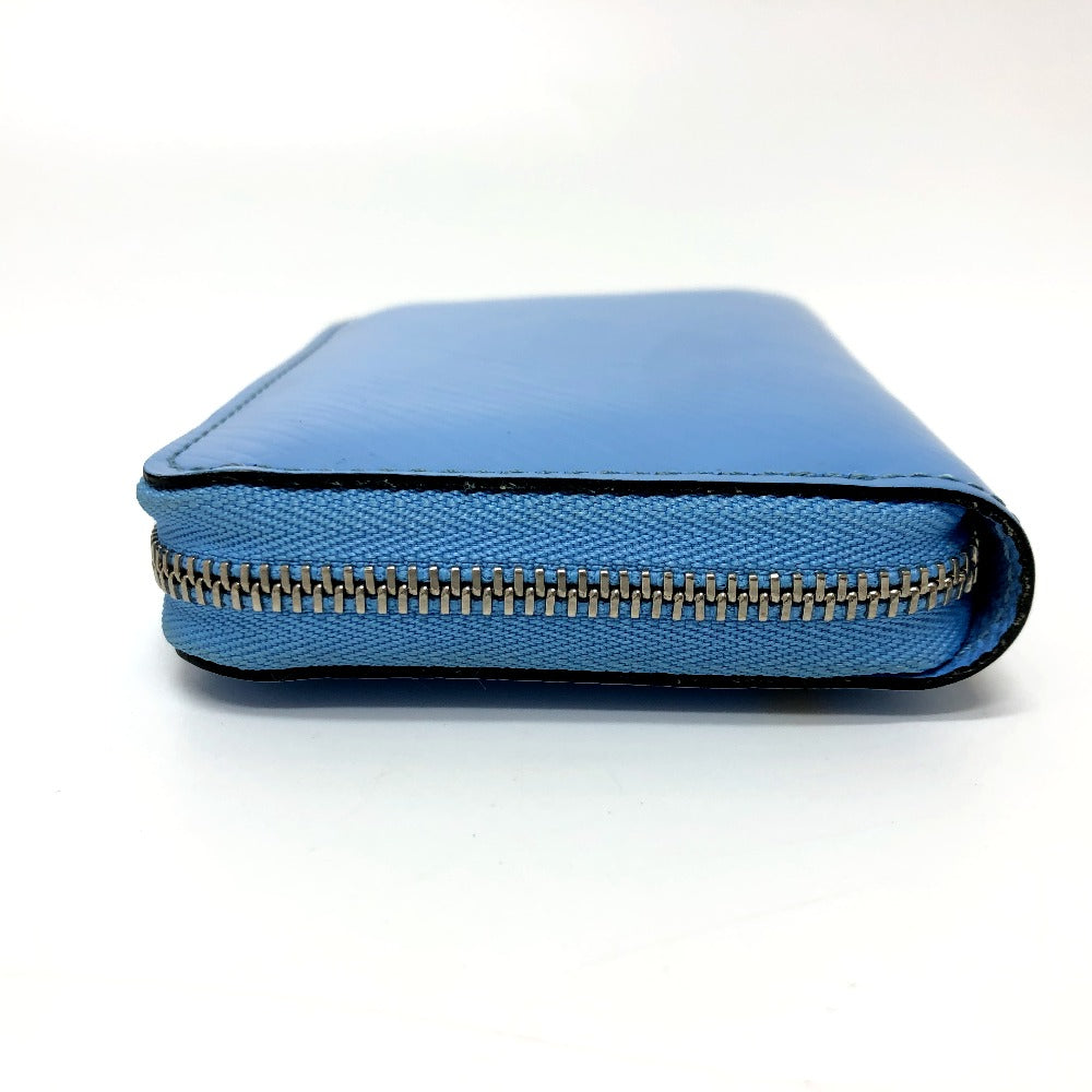 LOUIS VUITTON Coin case Epi Leather blue Epi Zippy coin purse Women Used