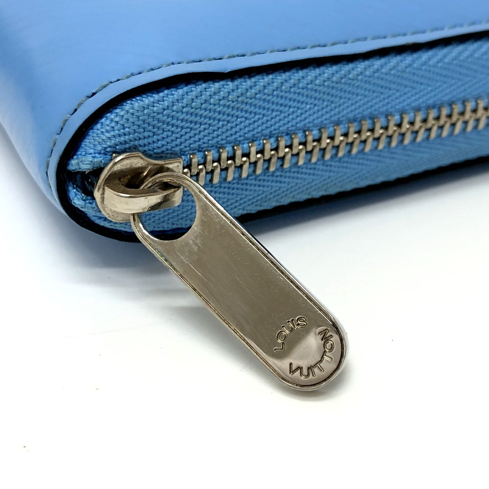 LOUIS VUITTON Coin case Epi Leather blue Epi Zippy coin purse Women Used