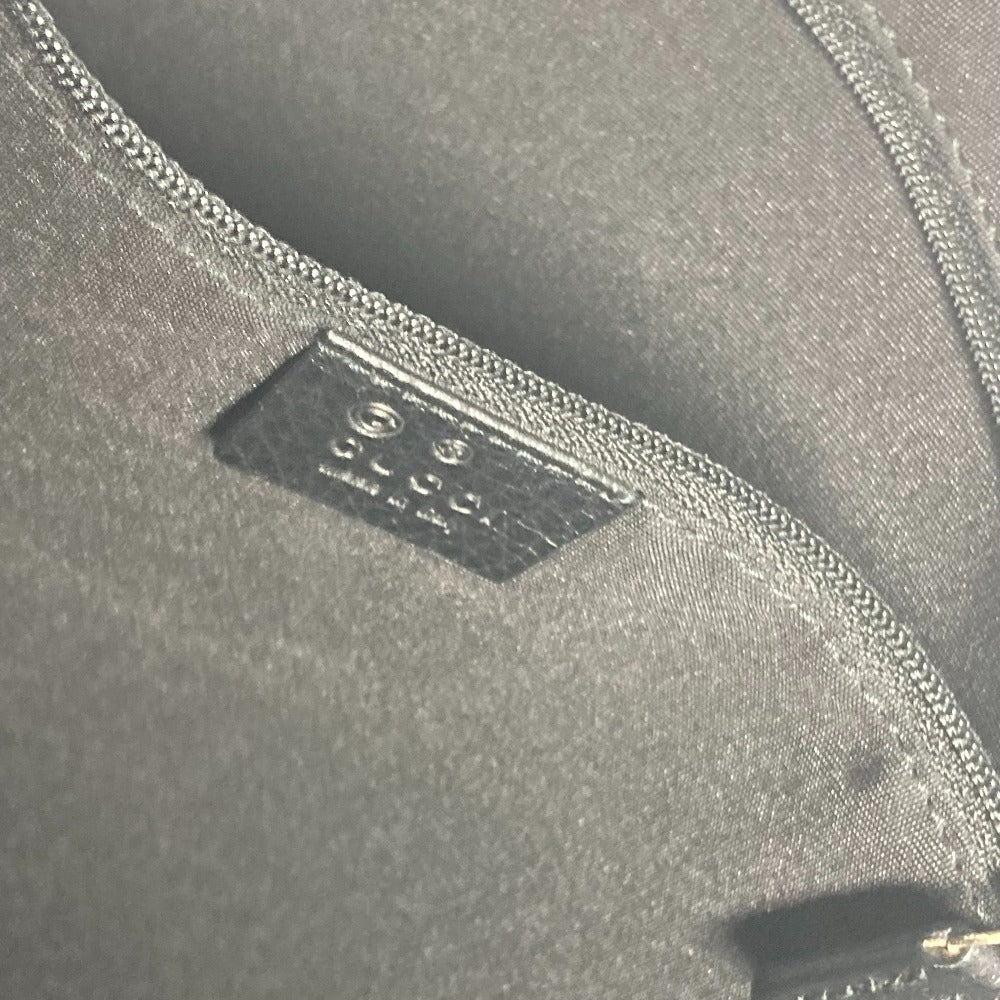 GUCCI Tote Bag 353702 Nylon / leather black GG Women Used