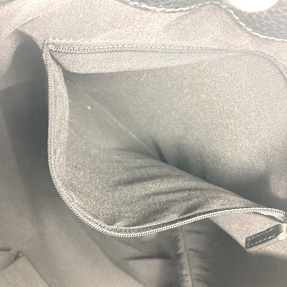 GUCCI Tote Bag 353702 Nylon / leather black GG Women Used