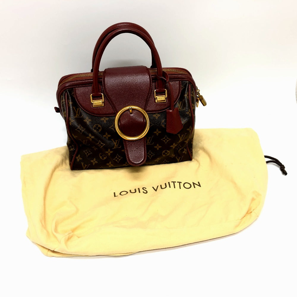 LOUIS VUITTON Handbag M40802 Monogram canvas wine-red Monogram golden arrow speedy